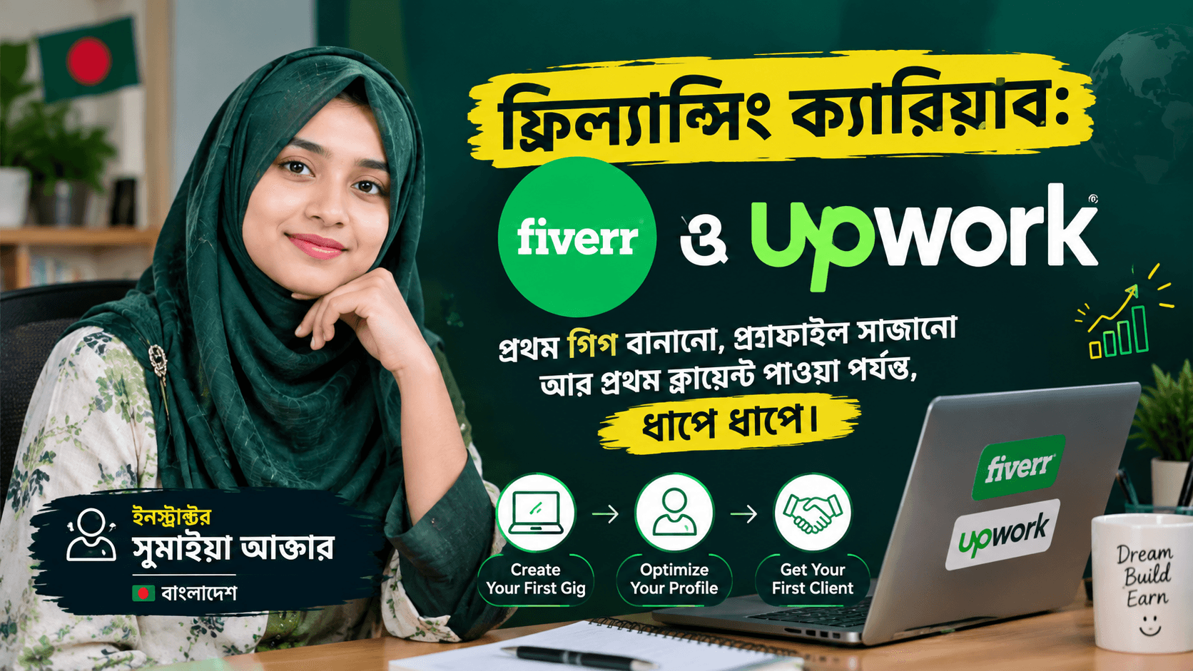 ফ্রিল্যান্সিং ক্যারিয়ার: Fiverr ও Upwork