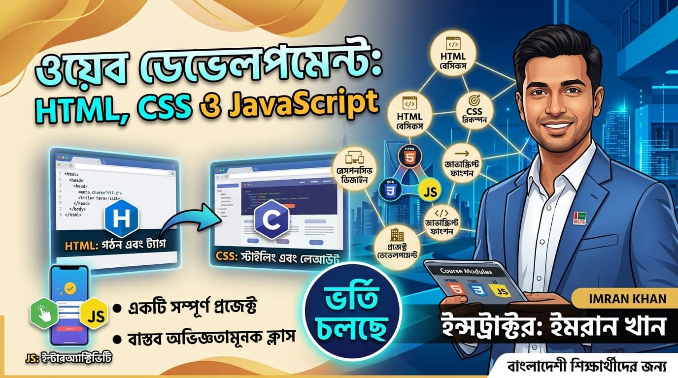 ওয়েব ডেভেলপমেন্ট: HTML, CSS ও JavaScript